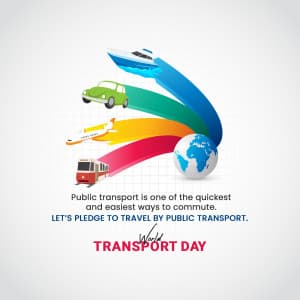 World Transport Day event advertisement