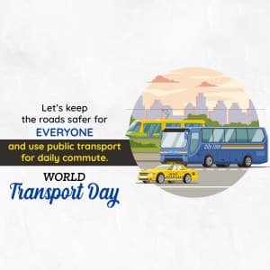 World Transport Day illustration