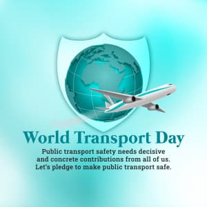 World Transport Day graphic