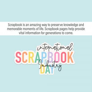 International Scrapbooking Industry Day poster Maker