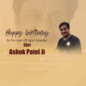 Cricketer Ashok Patel Birthday festival image