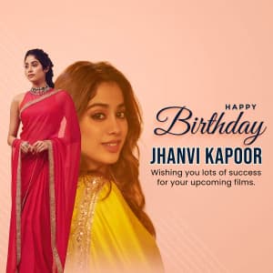 Janhvi Kapoor Birthday graphic