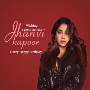 Janhvi Kapoor Birthday poster Maker