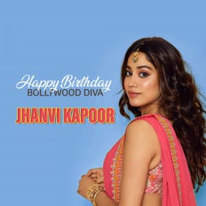 Janhvi Kapoor Birthday event advertisement