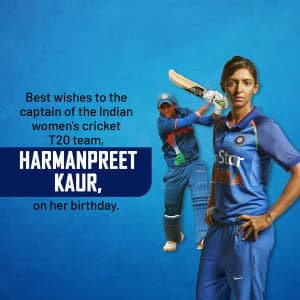 Harmanpreet Kaur Birthday graphic