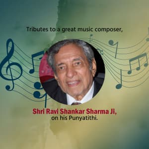 Ravi Shankar Sharma Punyatithi poster Maker