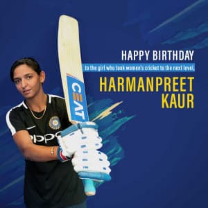 Harmanpreet Kaur Birthday Instagram Post