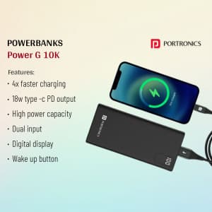 Portronics promotional poster