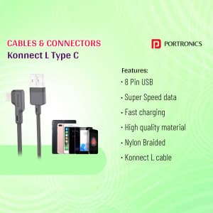 Portronics marketing poster