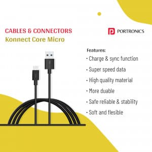 Portronics marketing post