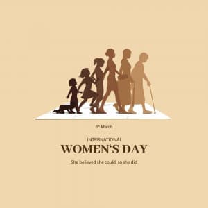 International women's day greeting image