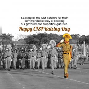 CISF Raising Day graphic
