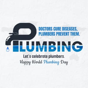 World Plumbing Day graphic