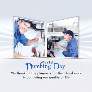 World Plumbing Day creative image