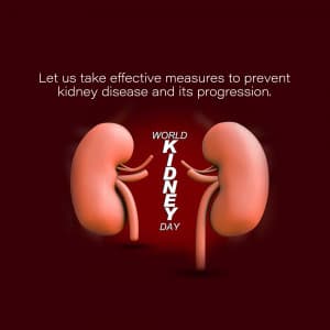 World Kidney Day ad post