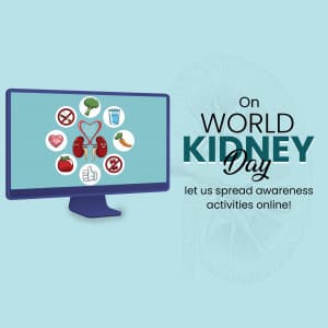 World Kidney Day marketing poster