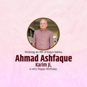 Ahmad Ashfaque Karim Birthday Instagram Post