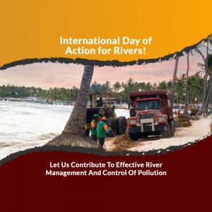 International Day of Action for Rivers marketing flyer