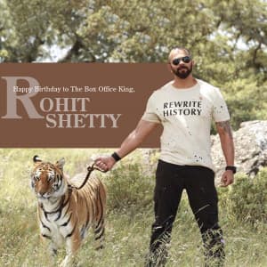 Rohit Shetty Birthday Instagram Post
