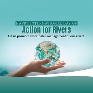 International Day of Action for Rivers Facebook Poster