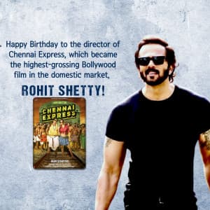 Rohit Shetty Birthday poster Maker