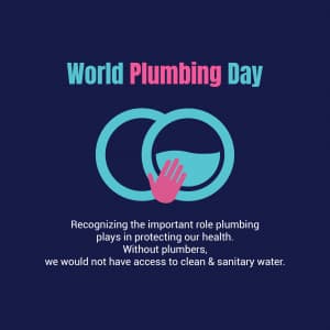 World Plumbing Day event advertisement