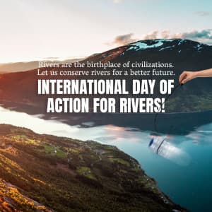 International Day of Action for Rivers Instagram Post