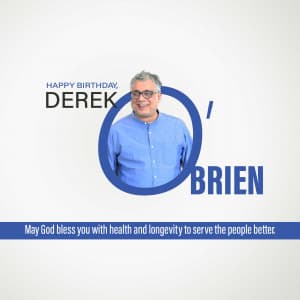 Derek O'Brien Birthday video