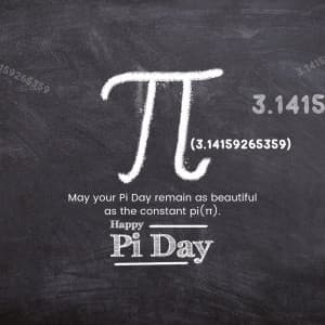 World Pi Day poster Maker