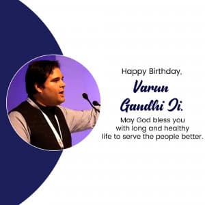 Varun Gandhi Birthday Instagram Post