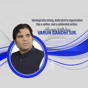 Varun Gandhi Birthday poster Maker