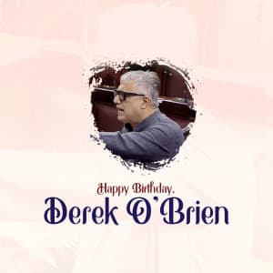 Derek O'Brien Birthday post