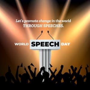 World Speech Day festival image