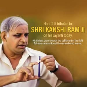 Kanshi Ram Jayanti Instagram Post