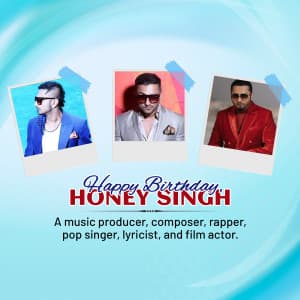 Honey Singh Birthday Instagram Post