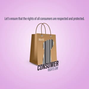 World Consumer Rights Day marketing poster
