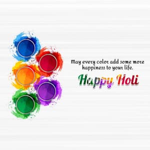 Holi creative image