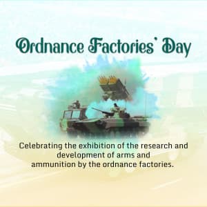 Ordnance Factories' Day illustration