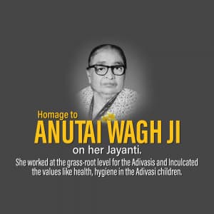 Anutai Wagh Jayanti creative image