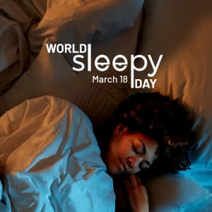 World Sleep Day ad post