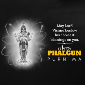 Phalguna Purnima Vrat poster Maker