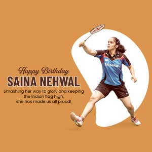 Saina Nehwal Birthday Instagram Post