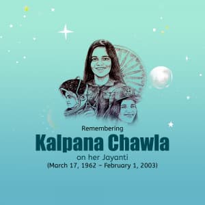 Kalpana Chawla Birth Anniversary event advertisement