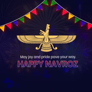 Parsi New Year greeting image