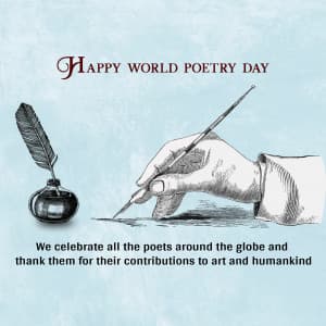 World Poetry Day festival image