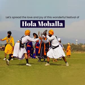 Hola Mohalla greeting image