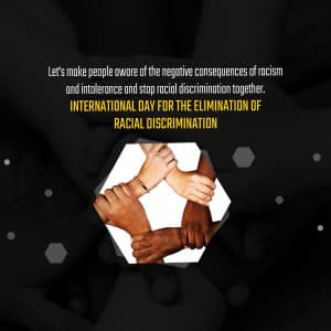 International Day For The Elimination Of Racial Discrimination graphic