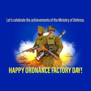 Ordnance Factories' Day poster