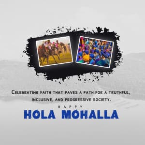 Hola Mohalla marketing flyer