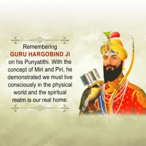 Guru Hargobind Punyatithi Instagram Post